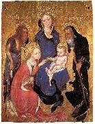 The Mystic Marriage of St Catherine, St John the Baptist, St Antony Abbot Michelino da Besozzo